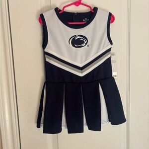 Little King Penn State 2T Girls Navy Cheerleading Outfit Dress